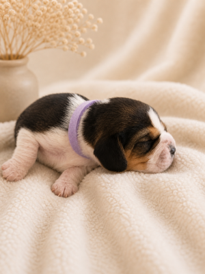 Femelle collie mauve